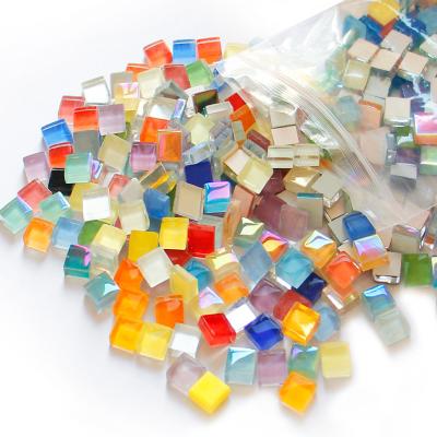 China Bathroom DIY Small Particles 1cm Material Crystal Mosaic Patch Pack Parent-child Children Handmade for sale