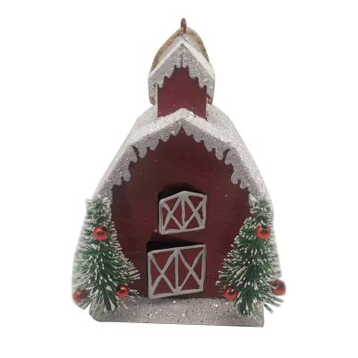 China Christmas Ornament Decoration Christmas Gift Mini Family DIY Christmas Tree Ornament Home Hanging House Decorate for sale