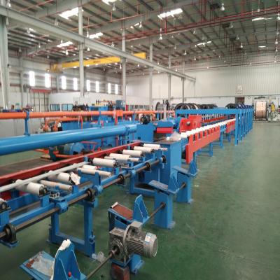 China Factory supply automatic hydraulic draw bench machine for flat copper wire / copper rod purlin machine for sale