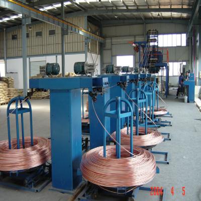 China Rod Upward Machine Horizontal Continuous 8-20 Metal Copper Casting Machine for sale