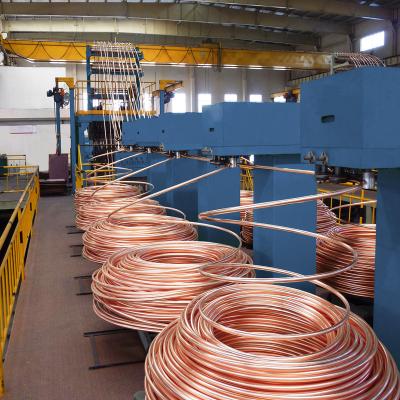 China Electrical Wire And Cable Making Industry Continuous Upward Copper Rod Making For Metal Coins Die Casting Machine for sale