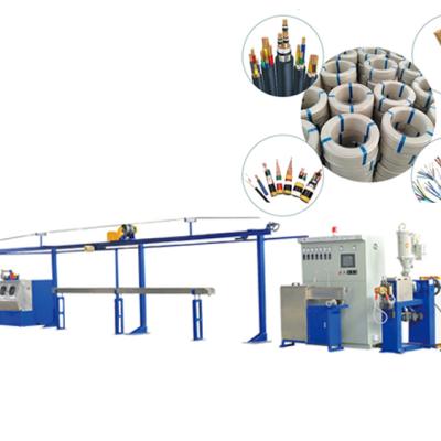 China Extruding Continuous PVC Extruder Wire Extrusion Machine For Copper Flat Wire PVC Pipe Extrusion Machine for sale