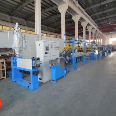 China Wire PVC Pipe Extrusion Production Line Of Solar Powered Plastic Extrusion Machine for sale