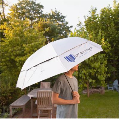 China Minimalist 62 inch and 53 inch arch. in diameter, UV protection golf umbrella for sale