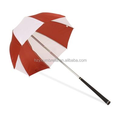 China All in 1 Stick Flex Umbrella Golf Club Bag Umbrella (Red/White) - for sale