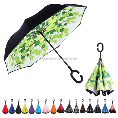 China Reverse Umbrella Free Standing Reverse Umbrella, Unique Design Glory Automatic Umbrella New for sale