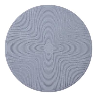 China 12 inch durable round shape silicone pad anti-slip and anti-scald insulation high temperature heat resistant mat for sale