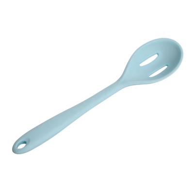 China Sustainable Kitchen Utensil Tools Silicone Serving Slotted Mixing Spoon Spoon for sale