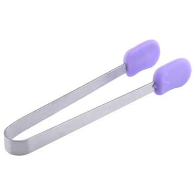 China Mini Appetizers Mini Appetizers Serving Tongs 5 ​​inch Viable Small Sugar Cube Ice Tongs for sale