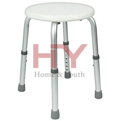 China Heavy Duty Lightweight Adjustable Disabled Round Bathtub Seat Adjustable For Bathroom Safety Shower Stool for sale