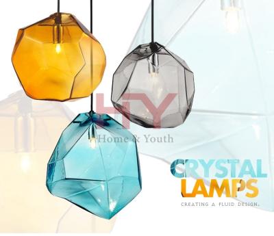 China Glass Popular Vintage & Metal Pendant Lamp Lights Lightings with Iron Base Glass Cover for sale