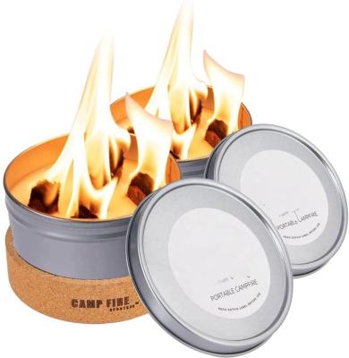 China Outdoor Portable Campfire Fire 3-5 Hours Burn Time Great for Outdoor Camping, Picnics, Portable Campfire Mini Fire Pit with Cork Pad for sale