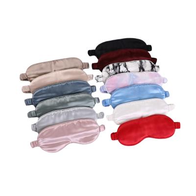 China Wholesale Anti-puffiness 22mm Silk Eye Mask Sleep Mulberry Silk Eye Mask Luxury Set for sale