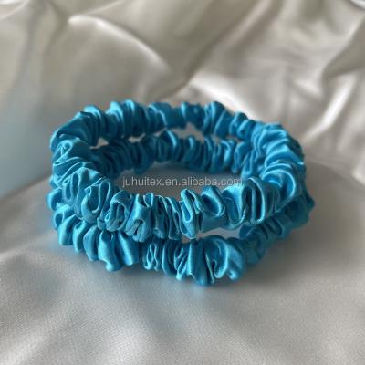 China Cute factory straight hair elastic hair bands color can choose cheaper silk fabrics for sale