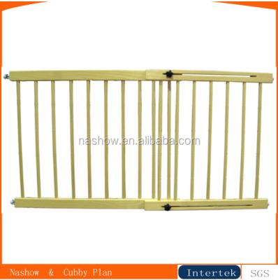 China Modern High Quality Wooden Adjustable Baby Safety Gate for sale