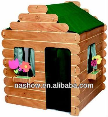 China Easily Assembled Wooden Children's Play House for sale