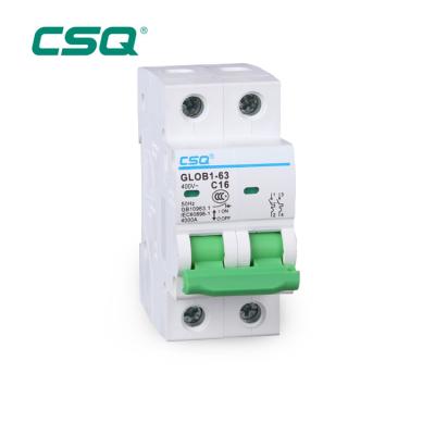 China Promotion ccc mini CE 63a GLOB1-63 legrand mcb circuit breaker MCB switch 230v family use ac mcb 6KA for sale