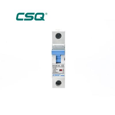 China HYCB7 Wholesale 6KA Din Rail MCB Manufacturer With CB SEMKO CE CERTIFICATE Miniature Circuit Breaker 6ka for sale