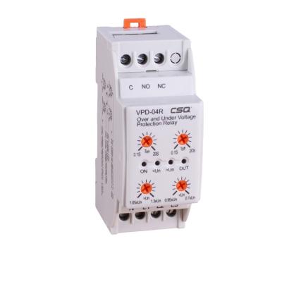 China 60 Amp 220V Overmunder Voltage Protection Relay 3 Phase Auto AC Voltage Monitoring Relay CE Sealed Industrial Wholesale for sale