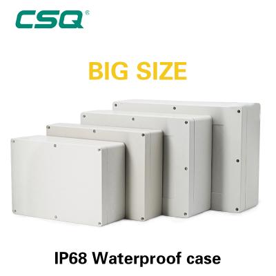 China IP68 industry electrical plastic waterproof junction box with bracket ear ABS box enclosure electronics ip65 plastic enclosure outdoect box for sale