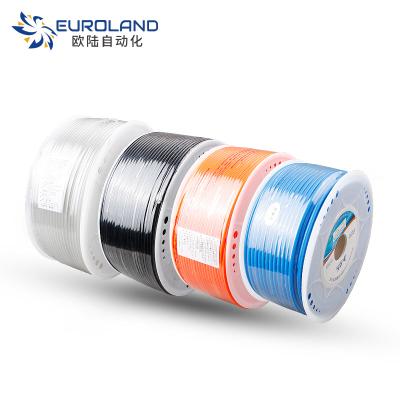 China PU Polyurethane Reel Hose Blue Color Air Pressure PU Hose Pneumatic Tube PU Polyurethane Hose for sale