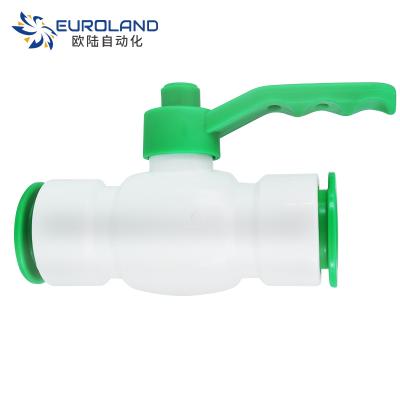 China PU Polyurethane Spool Hose Quick Fitting Hot-melt RO Connector PPR Water Elbow Plastic Pipe Free Coupling Quick Joint for sale