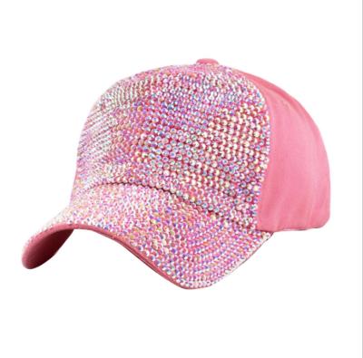 China COMMON Wholesales Hot Sales Bling Bling Rhinestone Baseball Sport Hat for sale