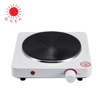 China With 2021 Thermostat and Adjustable Hot Single Electric Hot Burner Countertop Temperature Amazon Sale Power Indicator Light Temperature Controls Plate for sale