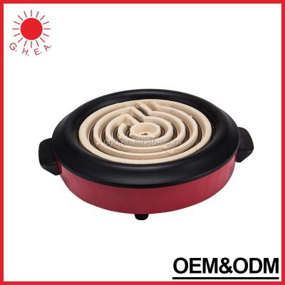 China Guangdong G.H.E.A Factory Wholesale Red Color Portable Kitchen Car Electric 1000w ES-3010 Burner 2021 for Cooking for sale