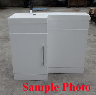 China Modern European Market Hot Sale Double Melamine Bathroom Furniture for sale