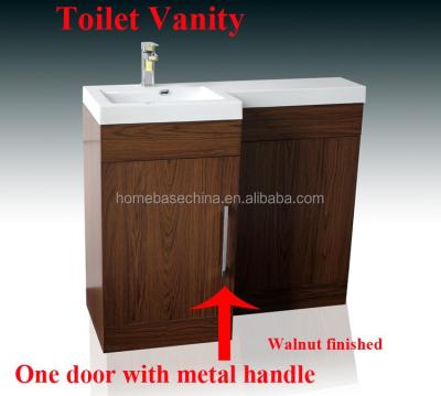 China Modern Hot Sale MDF Bathroom Vanity Two Door White Painted Bathroom Furniture for sale