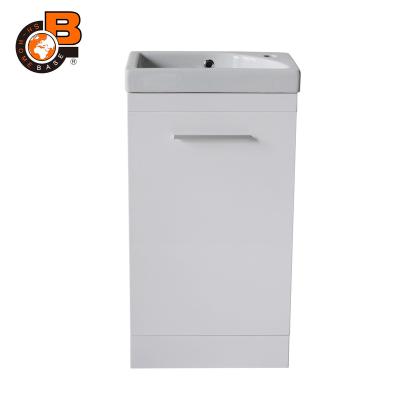 China Environmental Friendly Wall Hung Compact Bathroom Vanity Cabinet for sale