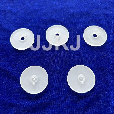 China Customized Shape Single Crystal Sapphire Glass With Hole 9.0 Hardness for sale