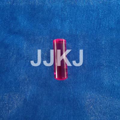 China Small Size Synthetic Ruby Rods Purity 99.999% Optical Ruby Lenses for sale