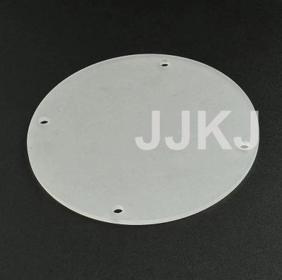 China Round / Square / Trapezoid / Customized Shape Sapphire Materials Optical Glass Plates With Hole for sale