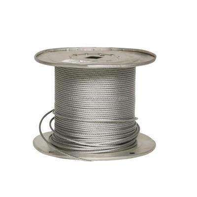 China According to your request stainless steel wire rope 1x7,1x19,1x37 316 1.2-12mm wire ropes for sale