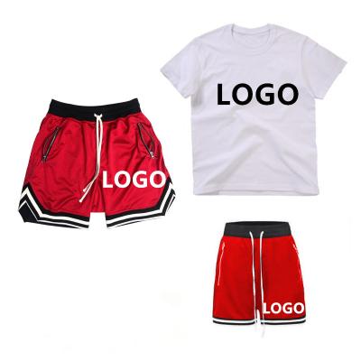 China New Summer Breathable Listing Men European and American Leisure Sports Basketball Training Sweatsuit Set Trend for sale