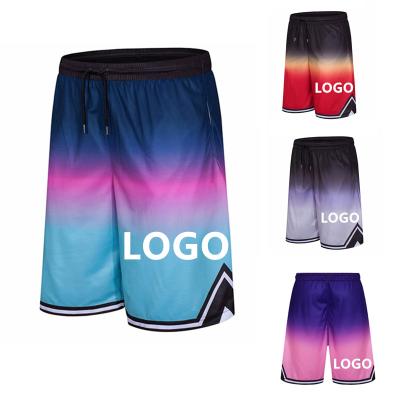 China 100% Breathable Running Basketball Sports Outdoor Exercise Fitness New Men's Polyester Listing Five Point Beach Shorts for sale