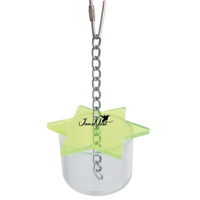 China China Factory Good Quality Sustainable Acrylic Star Forager Bird Hanging Toy for sale