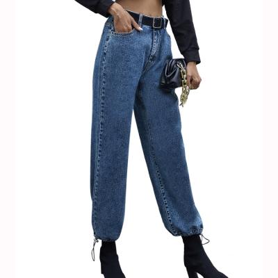 China Fashion Factory Design Jean Women Wide Leg Jeans Cotton+spandex Product Breathable Customizable Denim Pant Denim Women Privately for sale