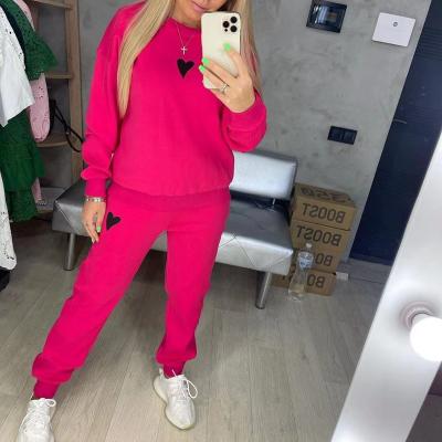 China 2021 Custom Love Wholesale High Quality Pattern Breathable Sportswear Casual Women for sale