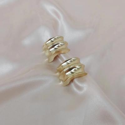 China Others Zinc Alloy Simple U Shaped Die Casting Earrings Stud Earrings for sale