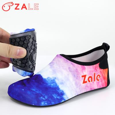 China ZALE Water Shoes Women Men's Outdoor Beach Swimming Exercise Surfing Aqua Socks Quick-Dry Yoga Pool Z190305A Barefoot Shoes for sale