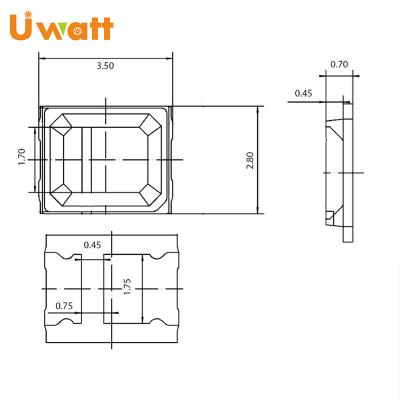 China LED Strip Guangdong Manufacture 3000K 4000K 6500K Smd 2835 1Watt 1W High Power Smd Led for sale