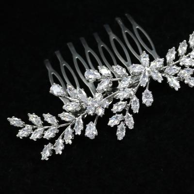 China ZIRCON GS0153 2020 new fashion design zircon wedding temperamento nobal headdress ememcial boda vintage. for sale