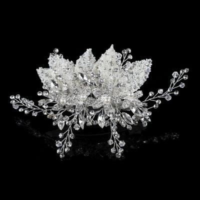 China Crystal Bridal Accessories Woman Women's Fancy Rhinestone Tiara Bridal Hair Accessories Crystal Bride Wedding for sale