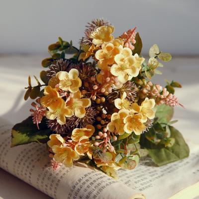 China Wholesale High Quality Artificial Natural Touch Plant Love Fruit Hydrangea Bouquet For Wedding Home Decoration Package for sale