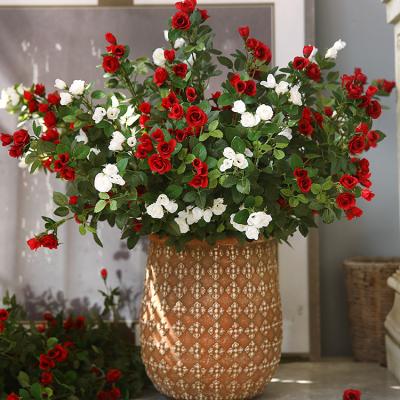 China Modern mini the current hot and popular artificial roses are used for romantic wedding decoration and stage flower arrangement for sale