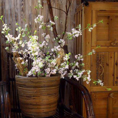 China High simulation 100cm artificial single branch snow willow for living room decoration and hotel decoration for sale