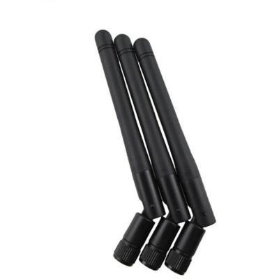 China Black Color Plastic Omni WIFI Antenna , 2.4G 3db Gain Wifi Router Antenna for sale